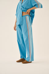 AJ Retro Stripe Pant Blue