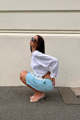 Barrel Short Sky Blue