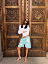 Barrel Short Sky Blue