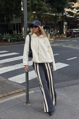 Sherpa Zip Through Jacket Coconut
