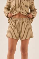AJJA Stripe Short Sand