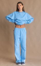 Saint Tropez Trackpant Periwinkle