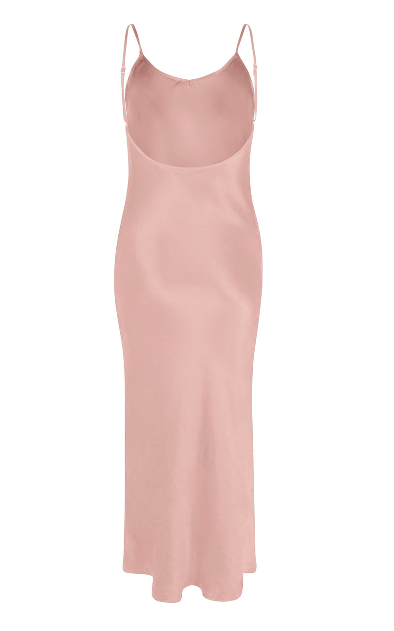 The Georgina Slip Dress Blush