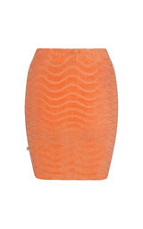 Wave Terry Skirt Papaya